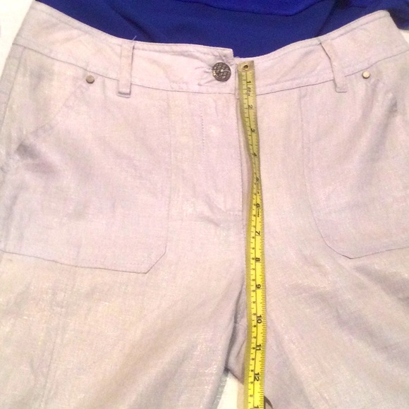 Jane & John Linen Capris - Picture 4 of 9